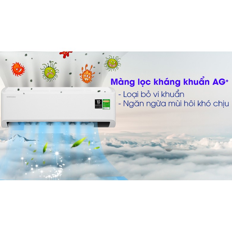 Máy lạnh Samsung Inverter 1 HP AR10TYHYCWKN/SV (Miễn phí giao tại HCM-ngoài tỉnh liên hệ shop)