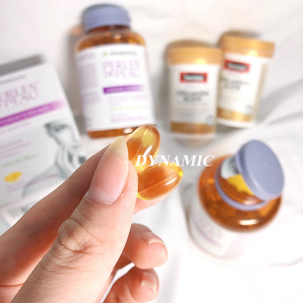 Viên uống collagen đẹp da Arkopharma perles de peau hydraterend 200 viên cấp ẩm, căng bóng da 200 viên