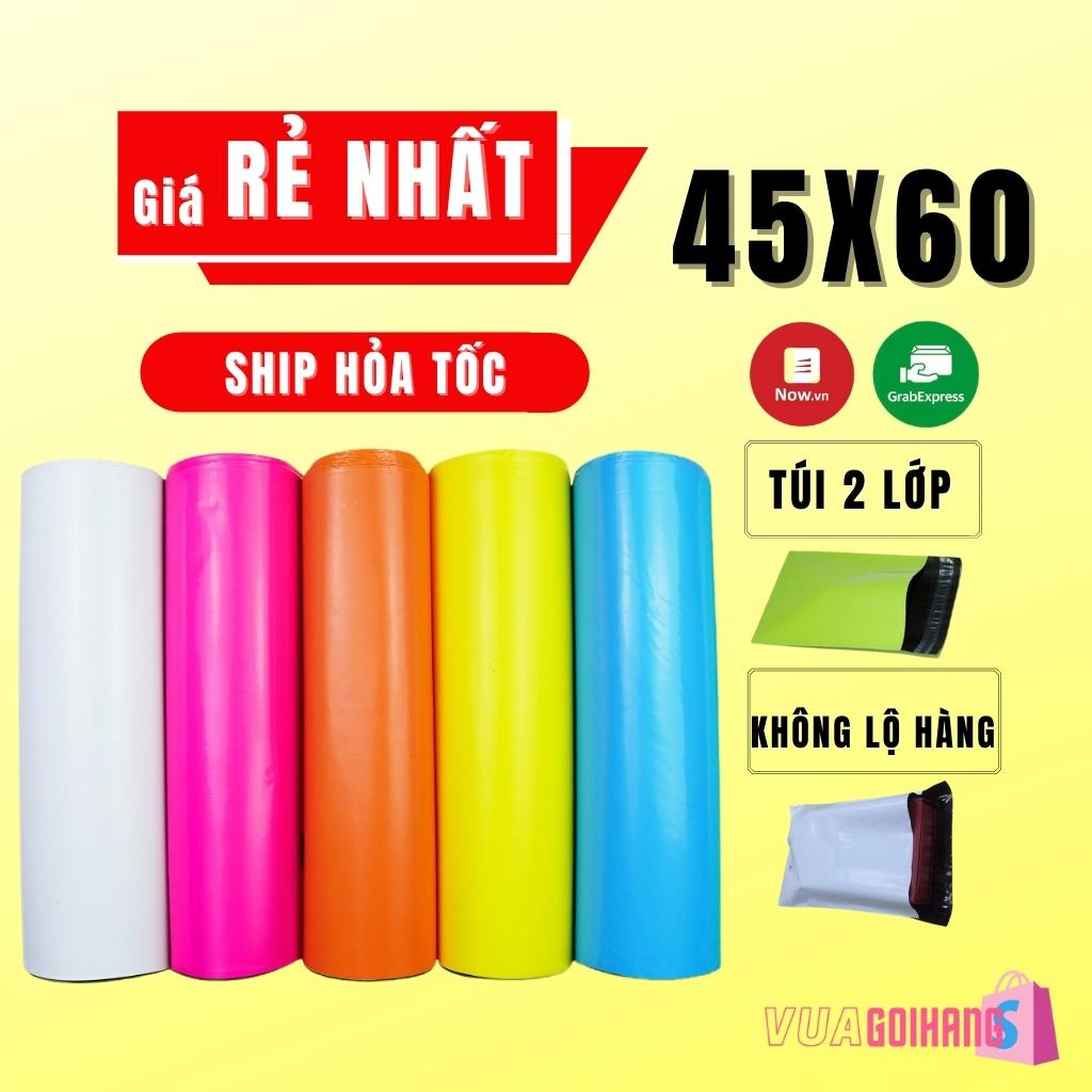 Túi gói hàng niêm phong 45x60cm loại tiết kiệm có sẵn keo dán tự dính cuộn 1kg - Vuagoihang