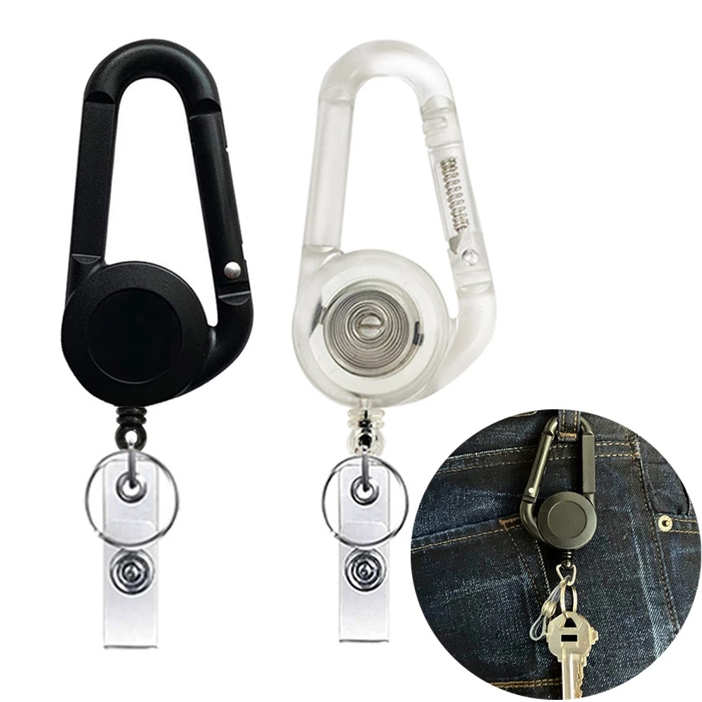 Móc Gắn Dây Đeo Thẻ ID Có Thể Thu Gọn Tiện Dụng