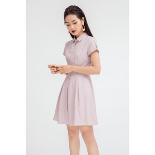 Đầm xòe ngắn tay cổ đúc - 20Again