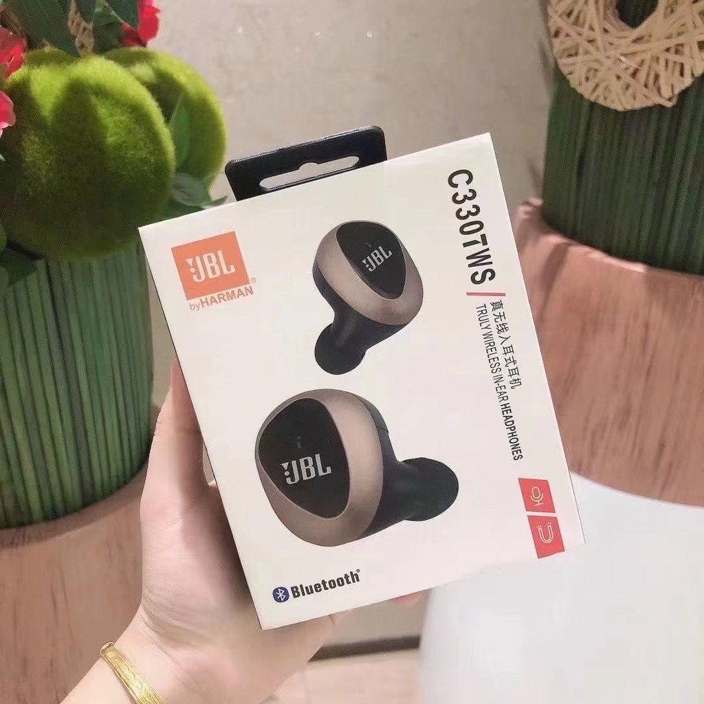 Tai nghe bluetooth không dây JBL C330 kèm hộp sạc cao cấp