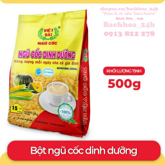 Bột Ngũ Cốc Việt Đài các loại