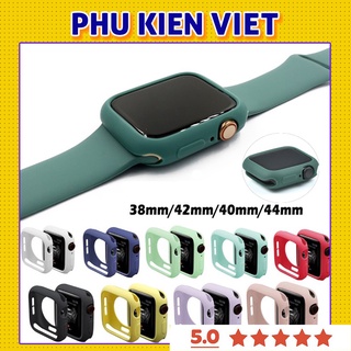 Ốp Apple Watch silicone mềm cho đồng hồ thông minh 38mm 40mm 42mm 44mm Series 1/2/3/4/5/6