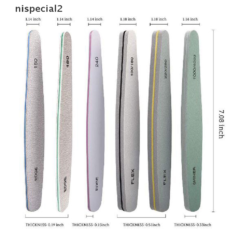 [nispecial2] 1Pcs Diamond Nail File Blocks Sponge Nail Polish Buffing Sanding Buffer Files [new]
