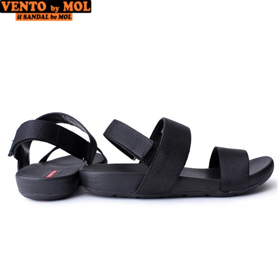 Vip Giày sandal Vento nam 2 quai ngang vải dù có quai hậu cố định mang đi học đi biển du lịch NV4906B
