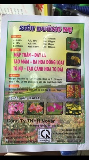 Phân bón Cao Cấp cho Hoa 30g