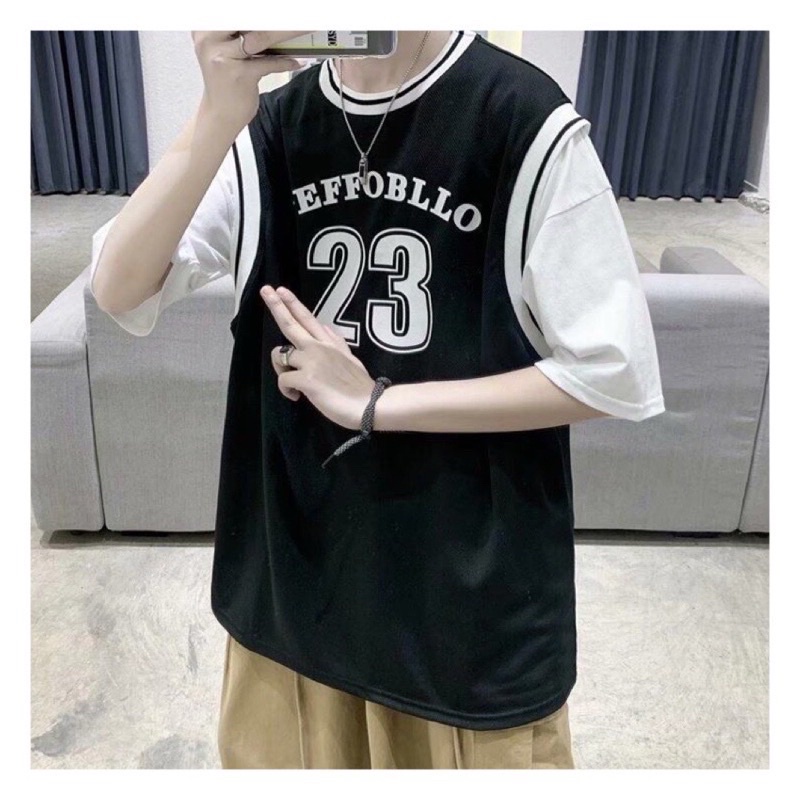 Áo Thun Bóng Rổ Unisex Nam Nữ In Số 11-23-26- Áo Phông Chất Cotton Form Rộng Tay Lỡ Cổ Tròn Freesize