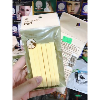 Bông Nén Bọt Biển Rửa Mặt Round Nbr Puff