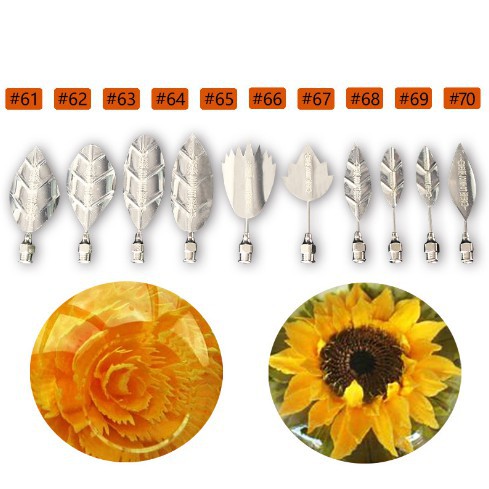 Bộ 10 kim thạch làm rau câu 3D hoa hướng dương