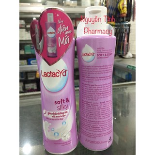 LACTACYD SOFT & SILKY dung dịch vệ sinh phụ nữ dưỡng ẩm hàng ngày chai 250ml