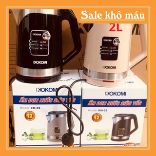 Ấm điện đun nước siêu tốc Thái Lan KOKOMI chính hãng 2.0Lít