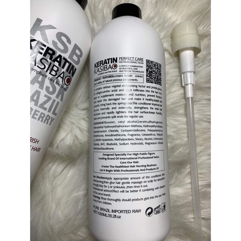 Hấp Dầu Keratin Kasibao KSB 1000ml Hấp Siêu Bóng Mượt