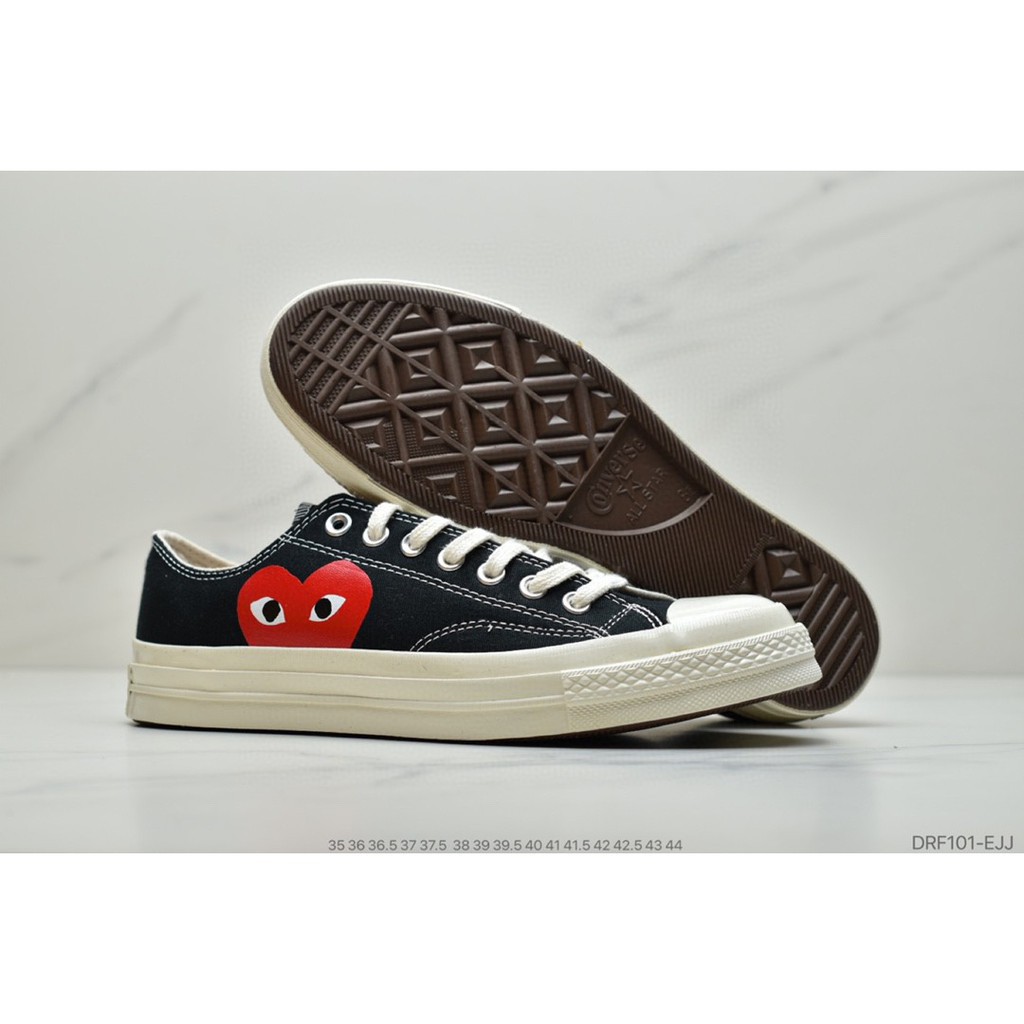 Genuine CDG Play x Converse 1970S Men Women Unisex Sneakers Shoes Low Tops DRF101-EJJ 0311