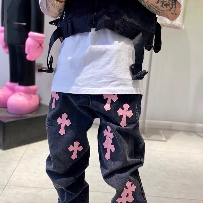 Quần jeans Chrome Hearts nam cao cấp