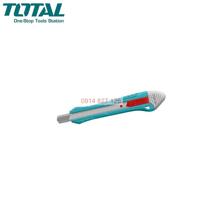 Dao rọc giấy Total THT5110916 150mm có sẵn lưỡi dao làm từ chất liệu thép không gỉ, bh hành 6 tháng