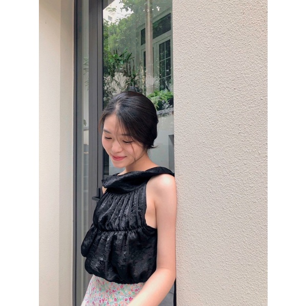 Áo croptop cột dây ORM Top By Gum