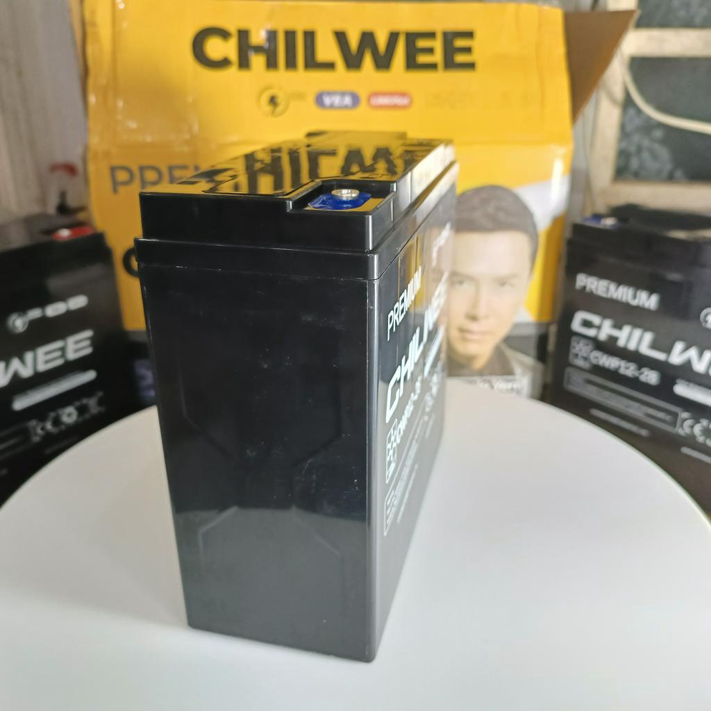 Ắc quy xe máy điện Chilwee 12v 28ah/C20 dòng công suất cao thay thế cho 12v20ah, 22ah, 25ah, 30ah