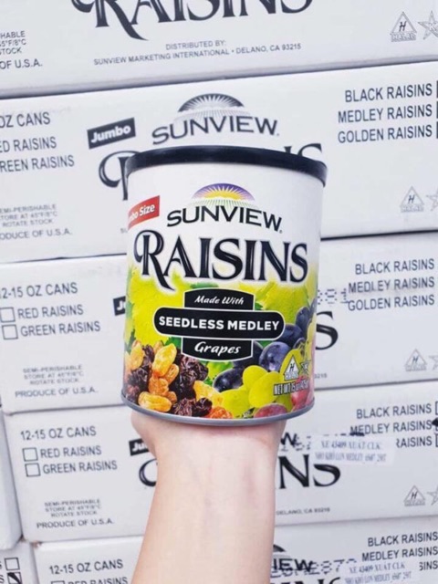 Nho khô Sunview Raisins - California