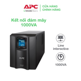 Bộ lưu điện thông minh apc by schneider electric smart-ups c 1000va lcd 230v smc1000ic