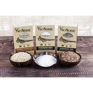 Gạo hữu cơ Vietsuisse 1kg