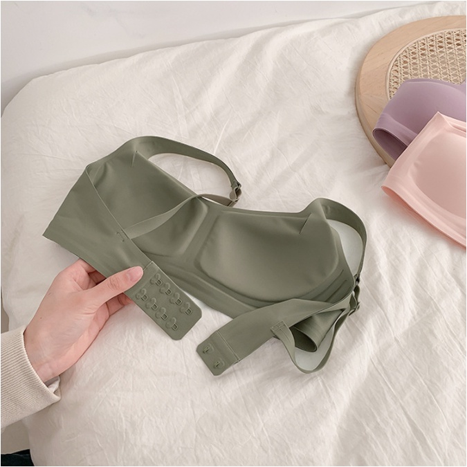 Áo Ngực Lụa Không Gọng Màu Sắc Đơn Giản Có 7 Màu Lựa Chọn