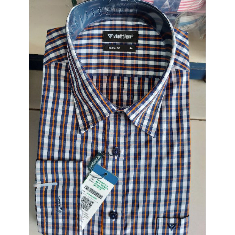 Xả áo viết tiết dài tay (phom Regular) (Dáng xuông) Size Xl43.44 Sale 30%