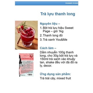 Bột trà lựu Hàn Quốc