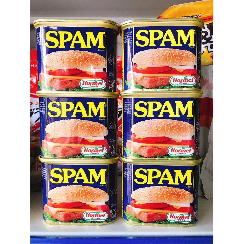 [DATE 4/2024] Thịt Hộp Spam Mỹ 340g