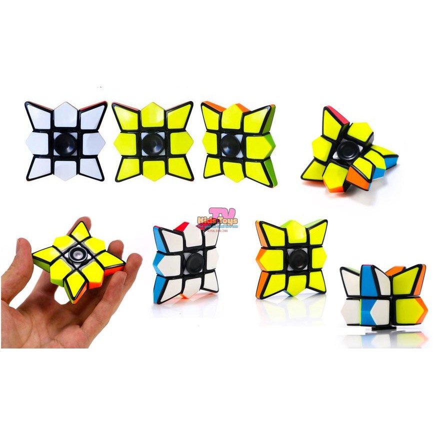 Đồ chơi Rubik kết hợp spinner  phát huy khả năng sáng tạo và kích thích phát triển trí não cho bé MAGIC CUBE HAND