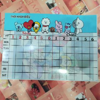 Thời khóa biểu Nhóm nhạc Nam Hàn Quốc