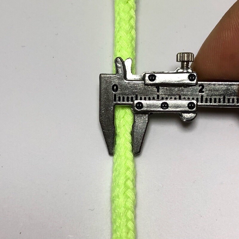 20 mét - Dây Cotton 4mm có lõi oval mền êm tay dùng làm macrame, trang trí, căng lều