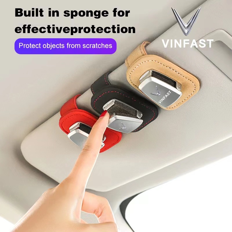 Kẹp Giữ Kính Mát Gắn Trong Xe Hơi Vinfast VF8 VF9 VF e34 VF5 VF7 LUX2.0 LUX a2.0 VF33
