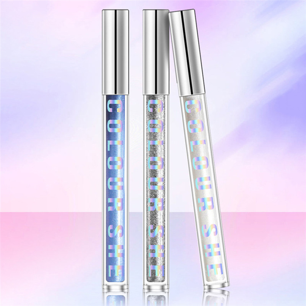 (Hàng Mới Về) Mascara Trang Điểm 3 Màu Kim Cương Lấp Lánh Nhanh Khô Chống Thấm Nước