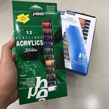 Màu Acrylic Pepeo 12 Màu Của Pháp