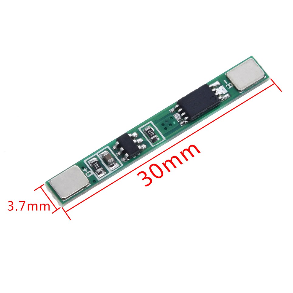 Bảng mạch bảo vệ 1S 3.7V 3A BMS PCM cho pin lithium 18650