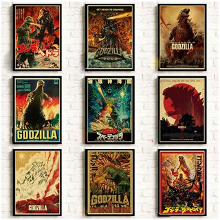 Poster Phim Godzilla Dán Tường Trang Trí