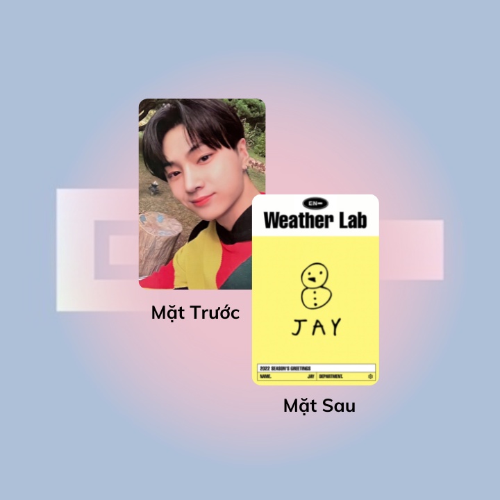 SET 7 CARD 2022 SEASON’S GREETINGS ENHYPEN - UNOFFICIAL