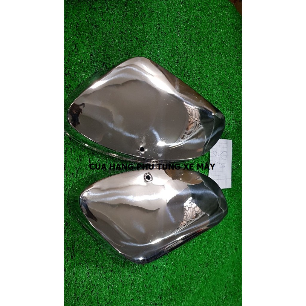 NẮP CỐP XE 81 INOX - 1 CẶP - Thiết kế trẻ trung hiện đại - Giá cả phải chăng