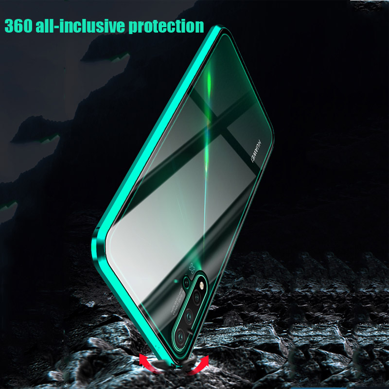 Ốp Điện Thoại Kim Loại Từ Tính Hai Mặt Bảo Vệ 360 Độ Cho VIVO V20 V25 V21 V21E Y21 Y33S Y15S