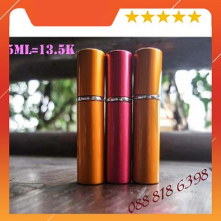 Vỏ chiết nước hoa  nhôm 5ml Chai/lọ/ống chiết nước ho CL379008