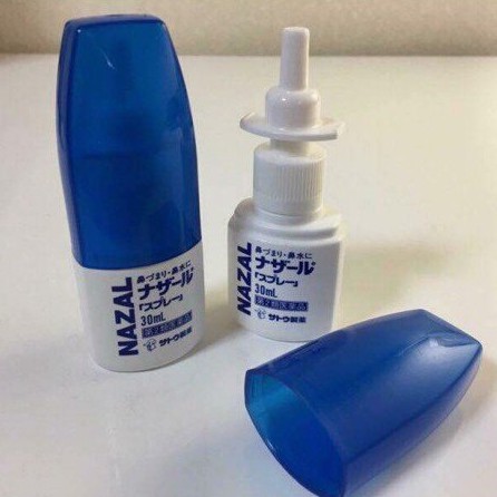 Xịt mũi Nazal Nhật Bản 30ml - Xịt Ngạt Mũi, Sổ Mũi, Xoang [Hàng Nội Địa]