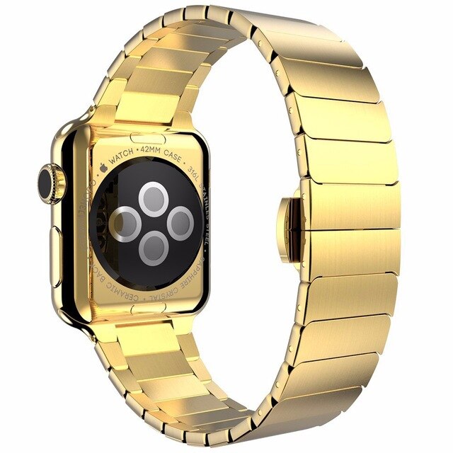 Dây Đeo Inox Cho Đồng Hồ Thông Minh Apple Watch 6 Se 5 4 3 42mm 44mm 40mm 38mm Series 5 4 3 2