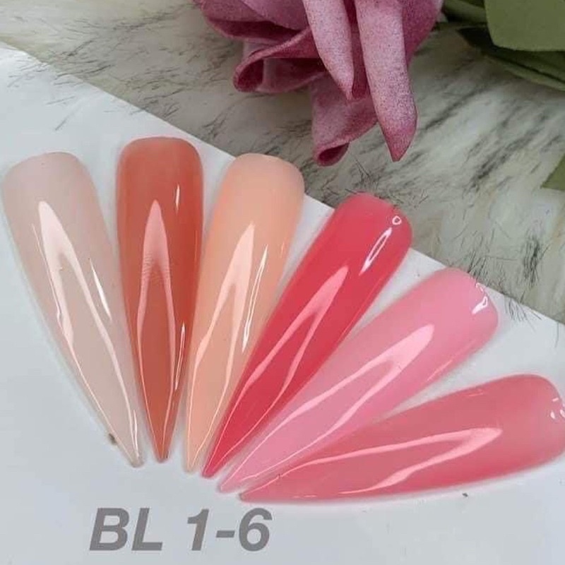 Sơn gel AS lẻ 6 màu hồng thạch nude BL