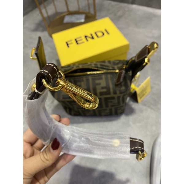 Túi xách nữ F.D BUCKET mini sz17cm trong lót vải fullbox