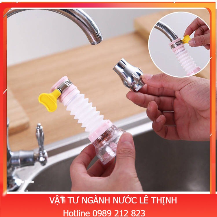 Đầu Vòi Nối Rửa Bát Tăng Áp Lò Xo Xoay 360 Độ Vòi Nước 360 Độ Cho Bồn Rửa Chén
