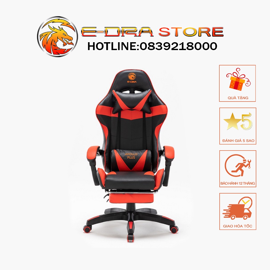 Ghế game E-DRA APOLLO PLUS FABRIC - EGC227- Chính Hãng BH 12 Tháng
