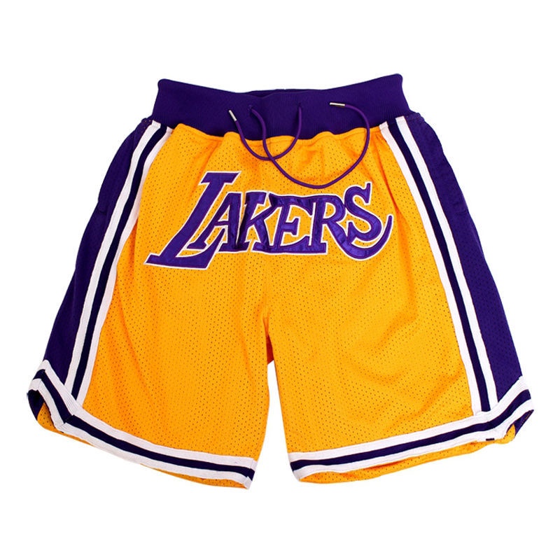 Quần Short Thể Thao Dáng Rộng Thêu Họa Tiết Phong Cách Hip Hop Cá Tính