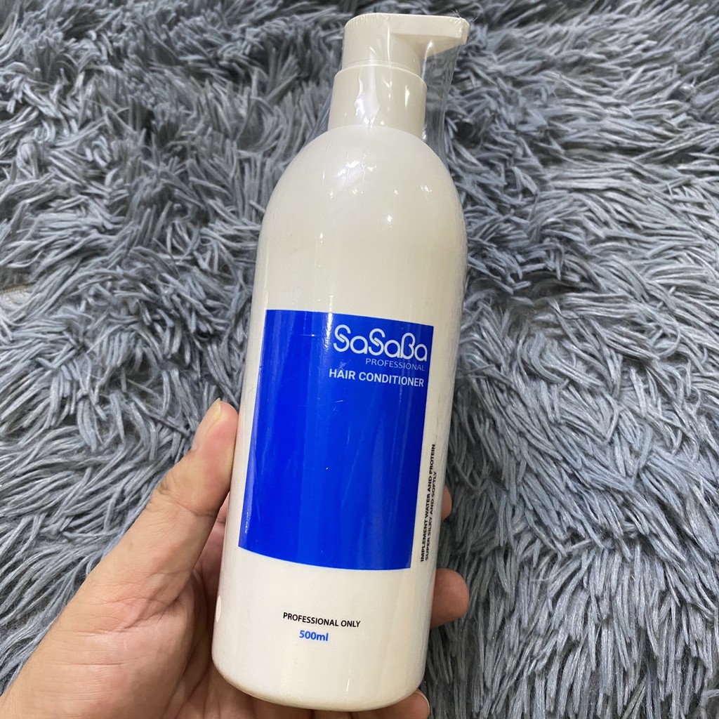 Hấp hoàn hình Sasaba Hair Conditioner 800ml ( chai tròn )