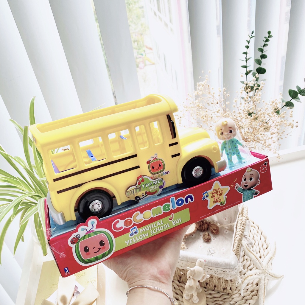 Đồ chơi COCOMELON xe bus Coco phát nhạc cho bé chính hãng US